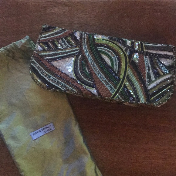 pierre urbach by santi Handbags - Pierre Urbach by Santi beaded clutch